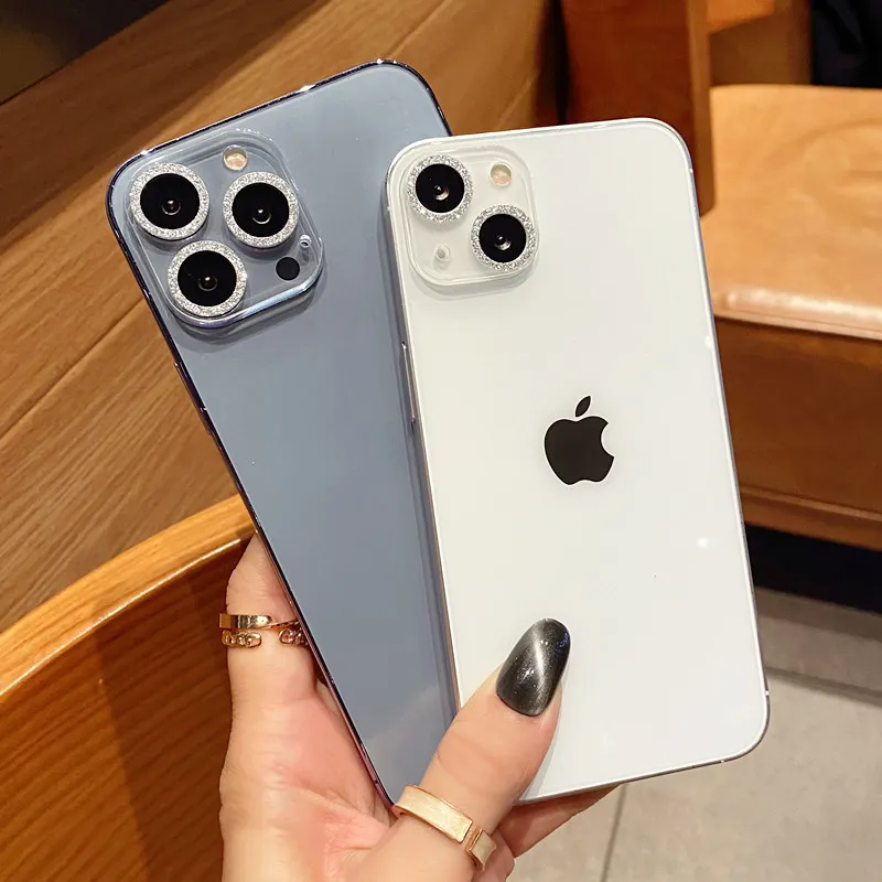 Glitter pilna vāka kameras objektīva aizsargstikls iPhone 13 12 11 Pro Max Mini 9H rūdīts stikls iPhone 12 stikla objektīva vāciņam_voghion.com