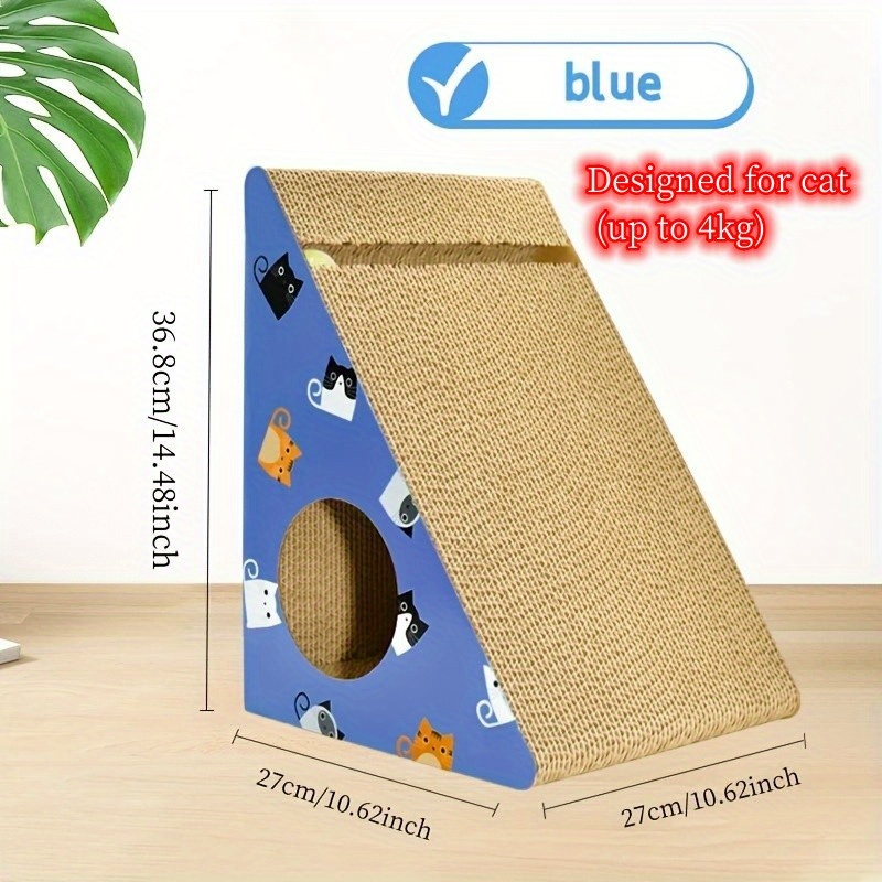 Premium Corrugated Cat Scratch Board - Durable Scratcher For Stress Relief And Playtime_voghion.com