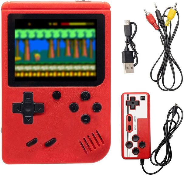 400 klassische Spiele Handheld Retro Video FC Spielkonsole Player Für Kinder Erwachsene_voghion.com