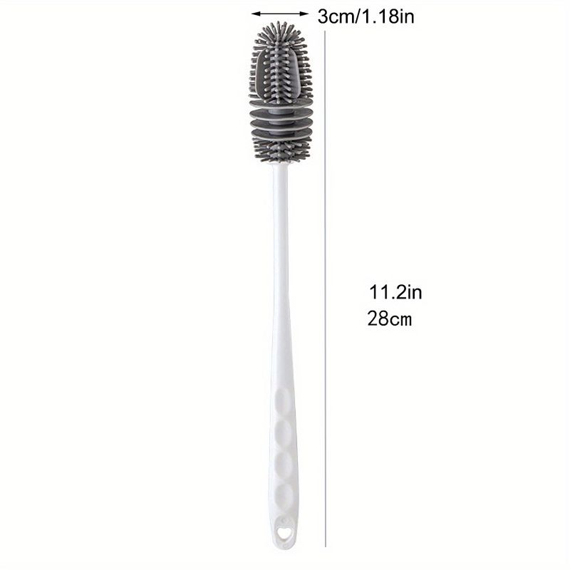 Bottle Cleaning Brush Long Handle For Water Bottles Goblet Cup_voghion.com