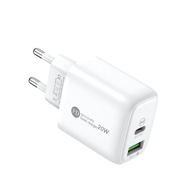 syct Geeignet für iPhone und Android-Telefon EU US PD12W + 5V2A Ladegerät Kopf UK Dual Port A + C_voghion.com