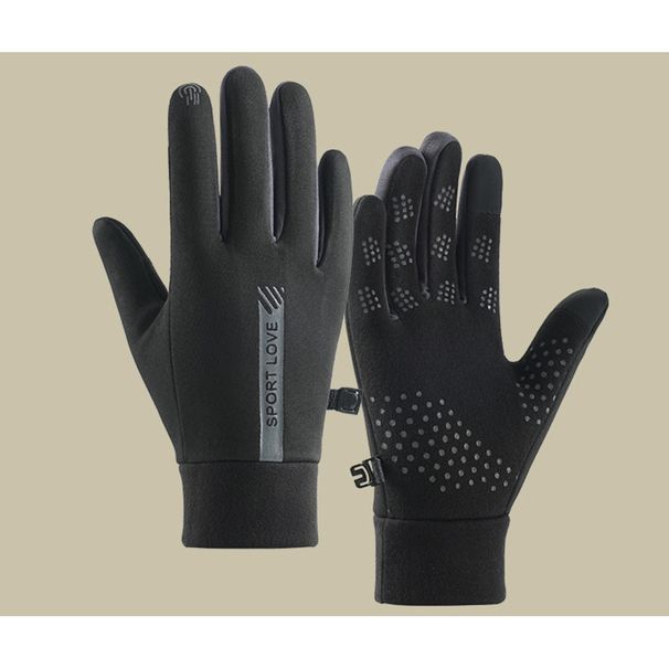 Caldo per le donne, moda autunnale e invernale, foderato in pile, spesso, carino, impermeabile, touchscreen per la guida all'aperto_voghion.com