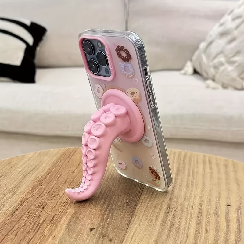 [Hot sales]Octopus Claw Magnetic Stand, Versatile 360° Rotatable Universal Phone Holder, Portable Multi-Functional Octopus Suction Mount,_voghion.com