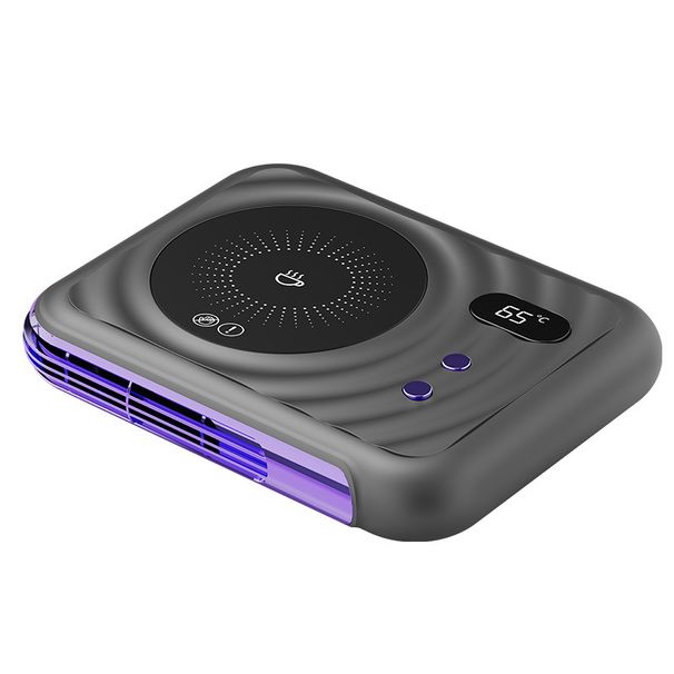 Smart Cup Warmer With Hot Air Function - Fast Heating Desktop Coffee Mug Warmer (Dual-Power, Auto Temperature Control, Office/Home Use)_voghion.com