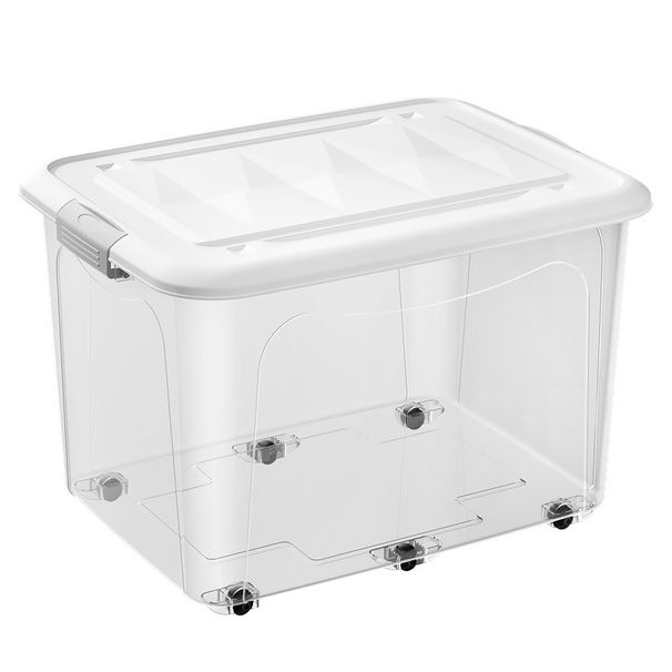 Transparent förvaringslåda Extra stor hushållskläder Täcke Sovrum Förvaringslåda Vardagsrum Barnleksaker Stor förvaringslåda_voghion.com