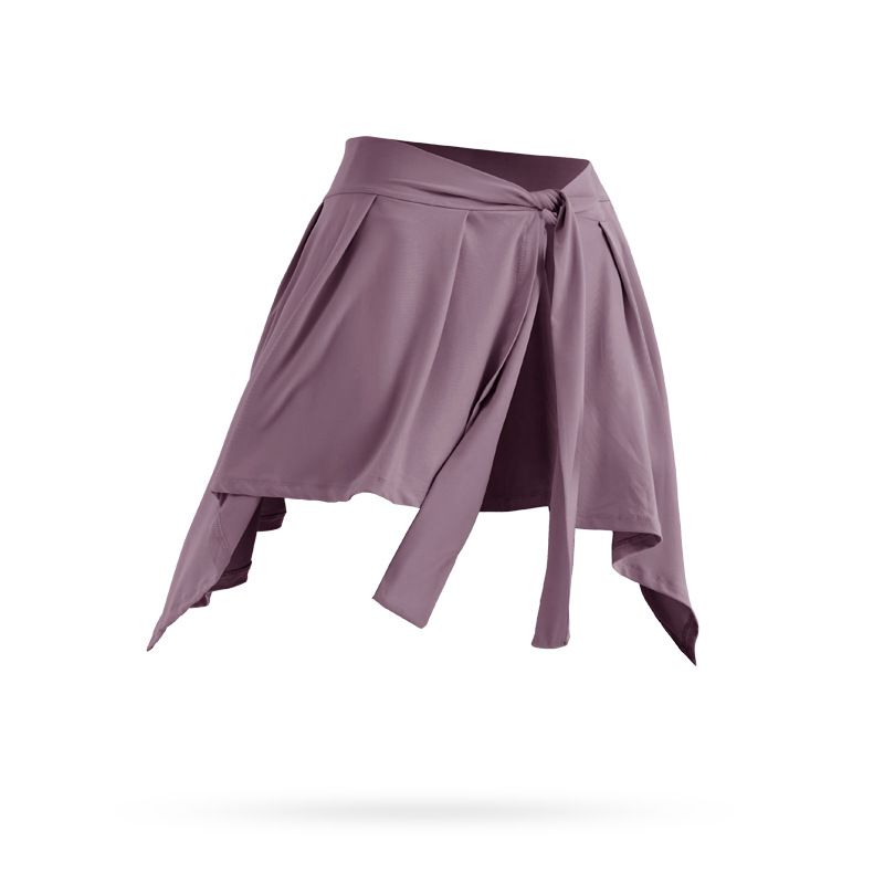 LazyZoom Yoga Anti-Exposure Eendelige Sport Cover Sneldrogende Dans Hip Zomer Dames Geplooide Rok_voghion.com