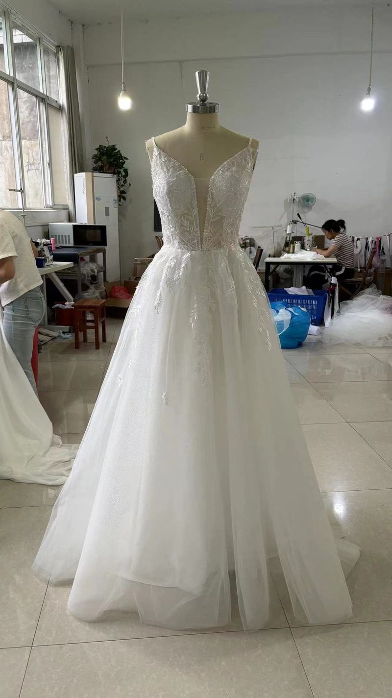 Vestido de noche de una pieza para mujer, envío directo, nuevo vestido de novia ligero_voghion.com