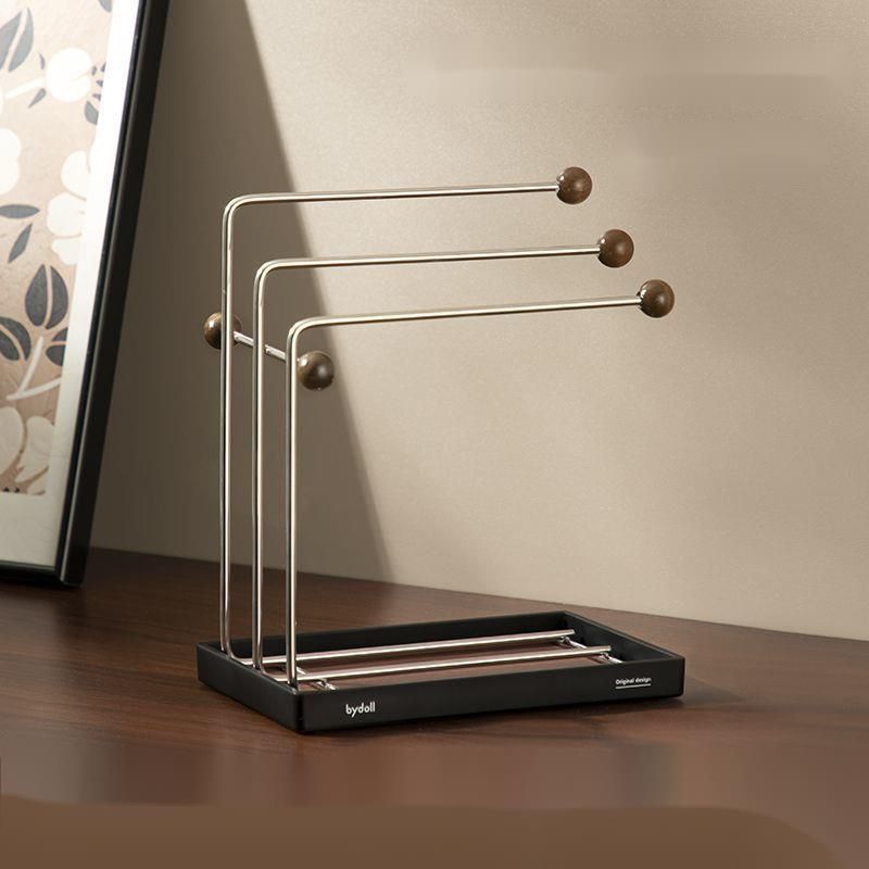 Kitchen Cloth Stainless Steel Countertop Storage Household High-end Dishcloth Drying Hanging Rack Organizer Magic_voghion.com