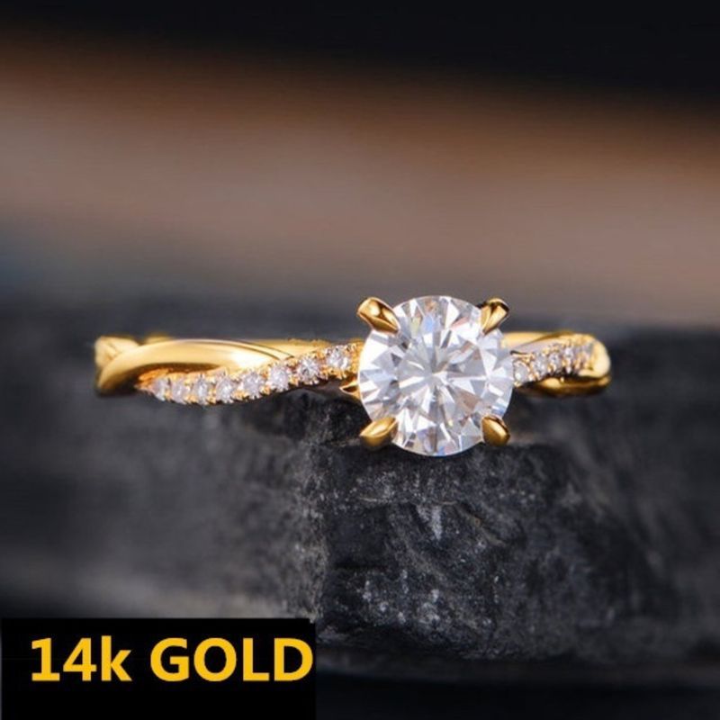 Shuosbai Eleganter Damen-Fingerring mit vollem Strass-Intarsien-Zirkonia-Fingerring, Hochzeitsschmuck_voghion.com