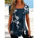 Women's ethnic style button-open short-sleeved blouse_voghion.com