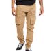 2023 Spring Summer New Large Size Cargo Solid Color Multi-Pocket Casual Long Pants Men's Style_voghion.com