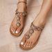 Women's fashion outside flower pattern flat bottom wear-resistant quality simple and lightweight_voghion.com