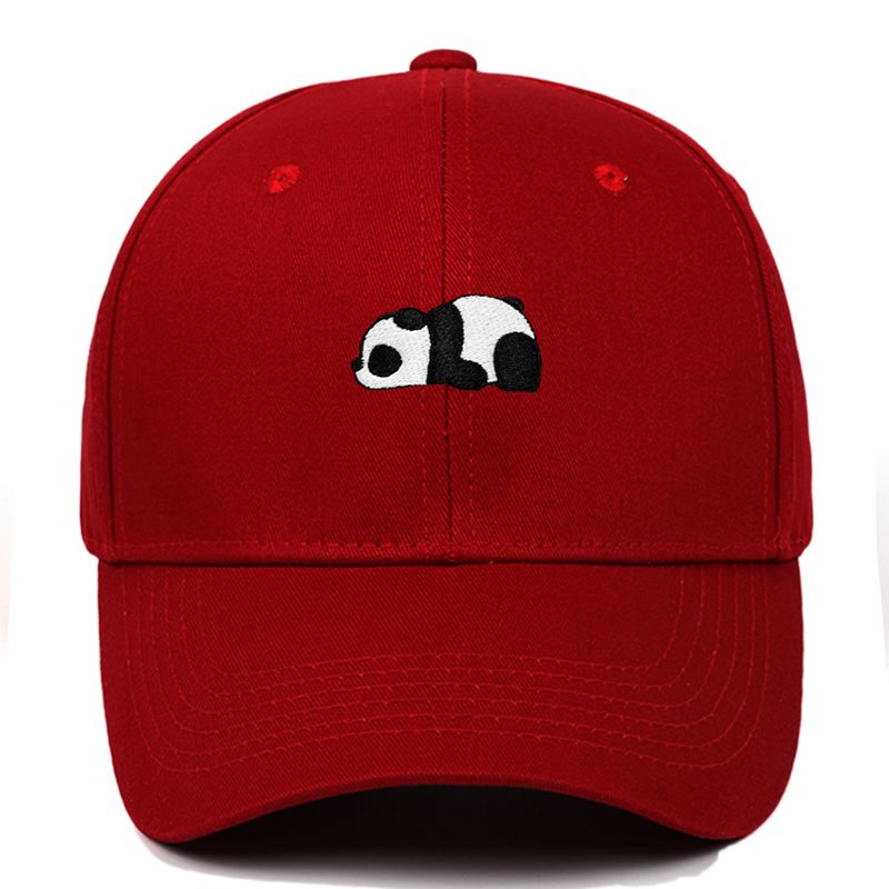 Casquette de baseball panda Hip Hop broderie dessin animé animal hommes papa Hiphop Snapack chapeau coton Kpop courbé chapeau de soleil Dropshipping_voghion.com
