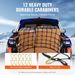 VEVOR Cargo Net Heavy Duty Bungee Cargo Net 7.2' X 10.8' Stretchable For Trucks_voghion.com