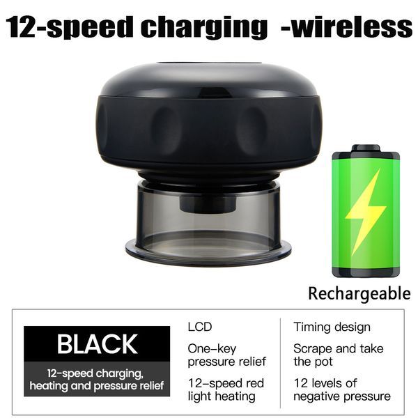 Μασάζ πλάτης Smart Cupping Massageador Vacuum Jars Βεντούζες Θεραπείας Μασάζ σώματος Κύπελλα σώματος κατά της κυτταρίτιδας Gua Sha Πίσω_voghion.com