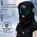 Ski Helmet Cover Windproof Face Mask Ear Protection Integrated Hat Thickened Warm Autumn Winter Cycling Headgear_voghion.com