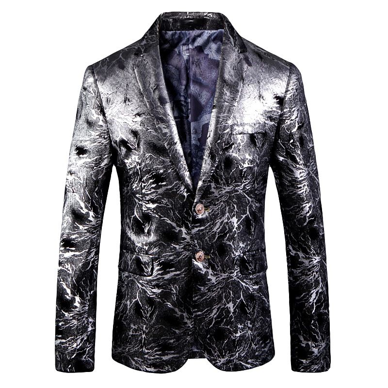 Herrenbekleidung Übergröße Black Friday Partykleid Weihnachtsjacke Tycoon Goldanzug_voghion.com