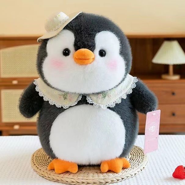 Plush Penguin Eightinch Adorable Toy Soft Stuffed Animal For Game Carnival Machine_voghion.com