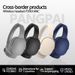 PANGPAI P3961 Cuffie Bluetooth wireless con cancellazione attiva del rumore, 40 ore di riproduzione, suono Hi-Fi, comodi cuscinetti auricolari, design pieghevole,_voghion.com