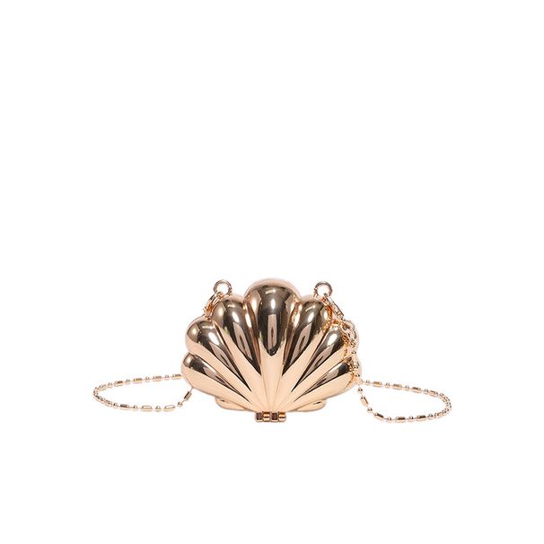 Korean version niche shell 2024 summer new chain mini cute shoulder versatile women's crossbody bag_voghion.com