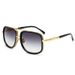 2023 New Fashion Big Frame Sunglasses Men Square Metal Sun Glasses Women Retro Sun Glasses Vintage Glasses_voghion.com