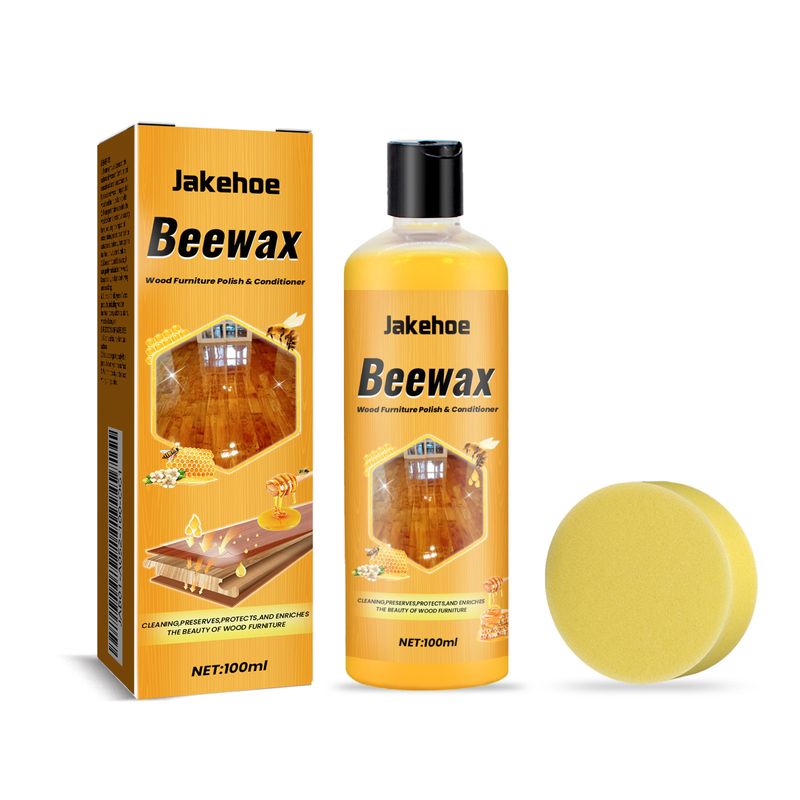 Jakehoe All-in-One Wood Floor Cleaner & Polish - Removes Stains, Restores Shine With Protective Wax | Dust Defense, No Rinse Formula, Non-Toxic_voghion.com