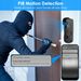 Wireless Smart Wi-Fi Video Doorbell Security Phone Doorbell Intercom Camera Two Way Audio Night Vision 1080P Motion Detection Battery Operated_voghion.com