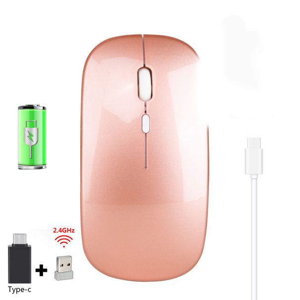 2.4G charging wireless mouse, silent MOUSE with TYPE-C interface, laptop desktop office mouse_voghion.com