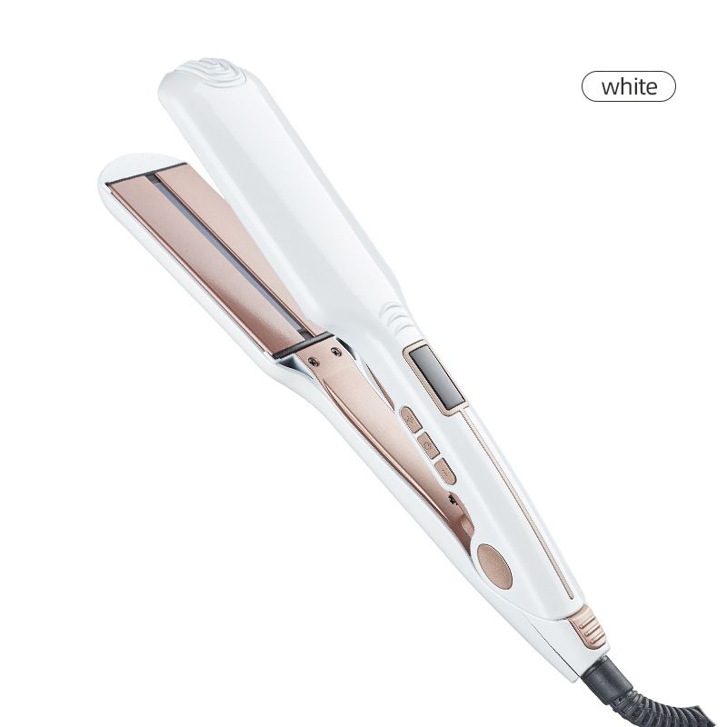 blue wide version straight hair clip household curling iron straightening power generation splint fluffy multi-speed temperature adjustment_voghion.com