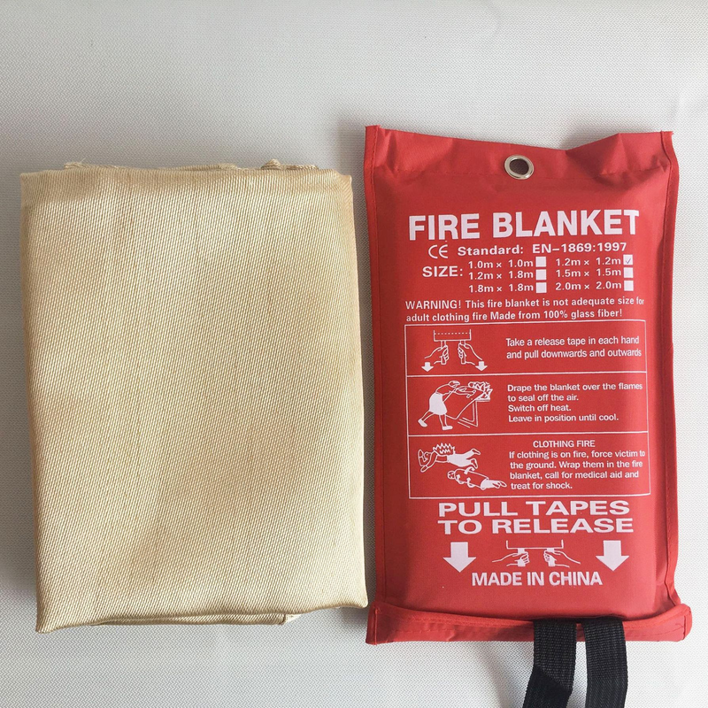 2-teilige Schweißdecke - Hochleistungs-hitzebeständiges Fiberglasgewebe, geeignet für Hochtemperatur-Isolierdecken für Camping und Grillen_voghion.com