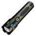 20W Dual-Light Flashlight – 500m Laser & LED Zoomable Beam, USB-C Rechargeable, IP67 Waterproof For Camping, Hiking & Emergency_voghion.com