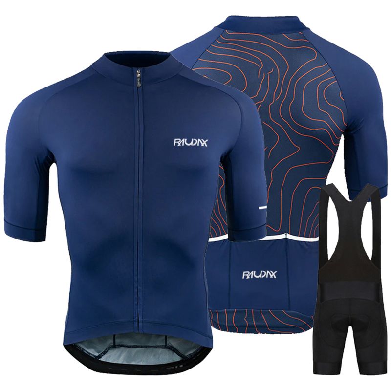 Raudax Summer Youth Short Sleeve Cycling Jersey Set Breathable MTB Bike Cycling Clothing Maillot Ropa Ciclismo Uniform K_voghion.com