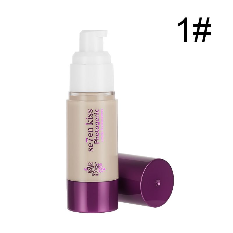 se7en Kiss Warm Foundation Cream Moisturizing Concealer Lasting And Not Easy To Take Off Makeup Brightening Color Changing Concealer_voghion.com