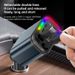 4-in-1 With 2 Retractable Cables 180W Fast Power Adapter Car Charger With Starlight For IOS Android Phones_voghion.com