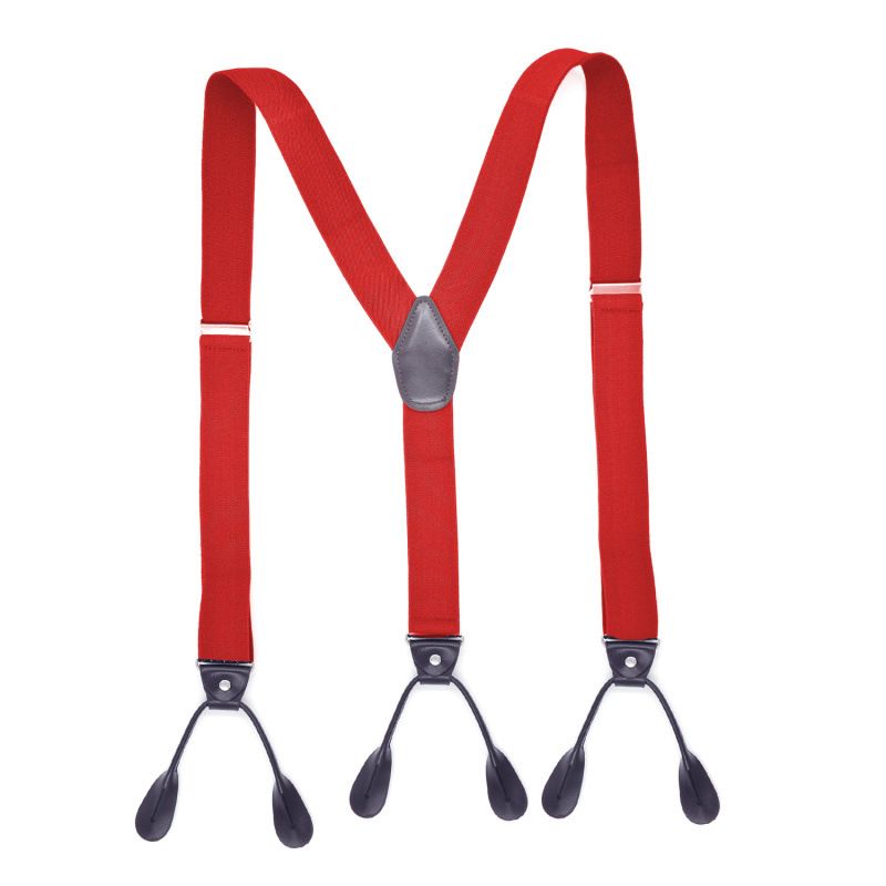 VOOTHOST Voksenknapper Seler Mode seler til mænd Justerbare elastiske seler Bretelles Y-Back Ligas Tirantes 3,5*120 cm F0214_voghion.com