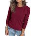 2025 Autumn Winter New Solid Color Round Neck Pullover Knitted Base Shirt Scratched Long Sleeve Sweater_voghion.com