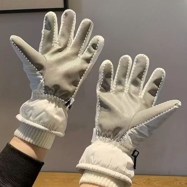 Winter Gloves Women, Thickened Fleece-Lined, Touchscreen-Compatible, Cold-Resistant, Non-Slip, Suitable For Cycling And_voghion.com