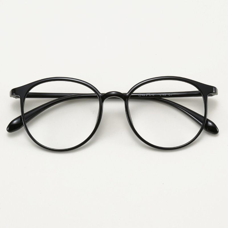 7121 Lunettes de vue ovales ultra-légères TR90 pour femmes, style coréen, tendance, personnalisables avec ordonnance, thé froid_voghion.com