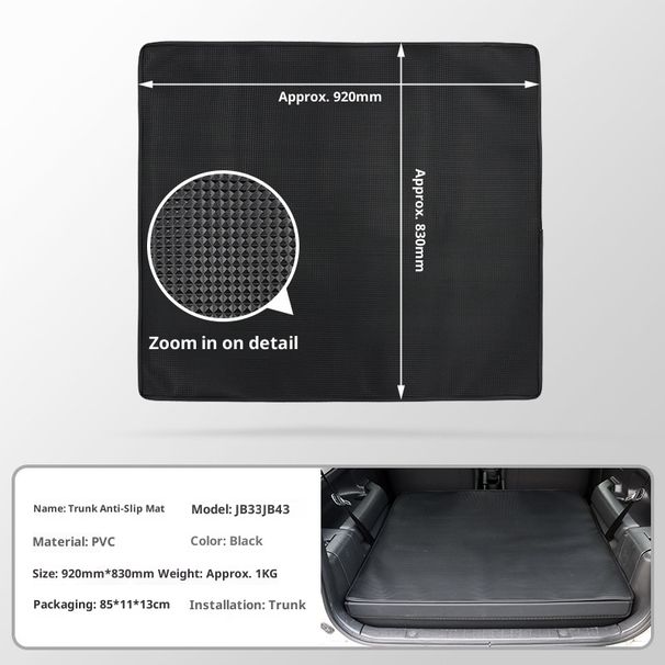 Suitable For 1998-2017 Old Suzuki Jimny JB43 Modified Trunk Non-Slip Waterproof Mat_voghion.com