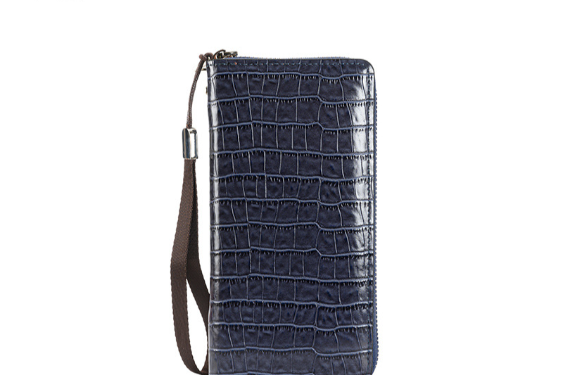 Portamonete e portaoggetti Nuovo modello coccodrillo Borsa a mano lunga Portafoglio da donna Portafoglio con cerniera Multi slot per carte Borsa da polso Vendita calda_voghion.com