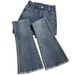 Summer New Fringe Jeans Women's Student High-waisted Elastic Slimming Bootcut Pants Vintage Thin Bell-bottom Pantsins_voghion.com