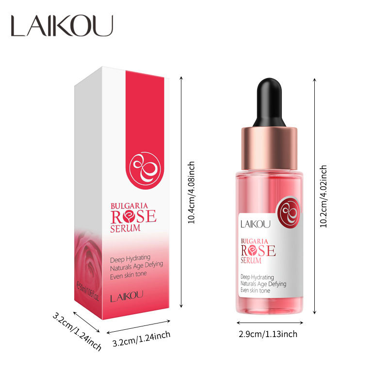 Essence de rose LAIKOU 30 ml Essence hydratante pour le visage_voghion.com