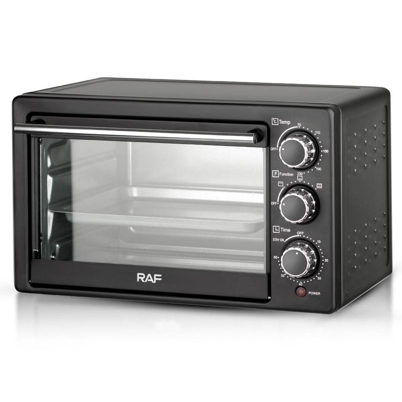 Forno elétrico doméstico multifuncional para assar 22L Forno visual Máquina de fritar bolos_voghion.com
