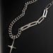 Collana girocollo con catena leggera alla moda, stile hip-hop, semplice e versatile, con giunture cubane._voghion.com