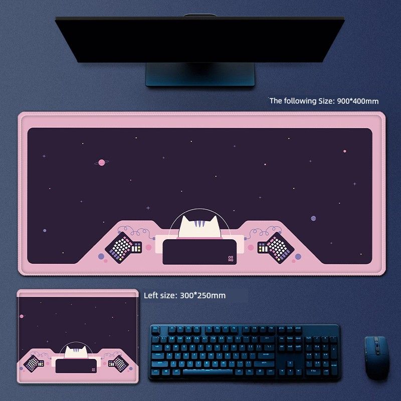 Unbeatable Quality Mouse Pad Oversized Cat Boys And Girls Office Cute Cartoon E-Sports Games Computer Anime Net Red Book Table Mat_voghion.com