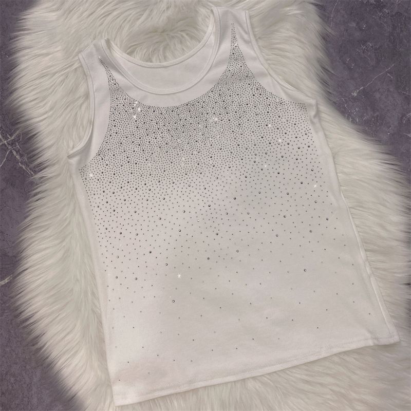 Women's Clothing Round Neck Vest Versatile And Fashionable Age Reducing And Slimming Inner Camisole Top_voghion.com