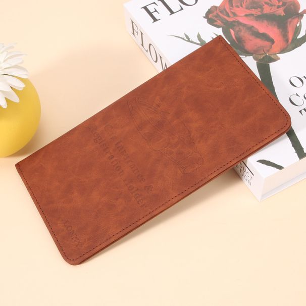 Hochwertige RFID-blockierende Reisepasshülle & Ausweishülle – Schlanke Reisebrieftasche aus PU-Leder mit Kartenetui, Dokumenten- und Reisepassfach_voghion.com