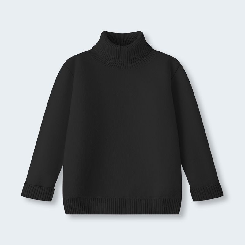 Kinderbekleidung Rollkragenpullover für Kinder, Herbst/Winter, verdickter Strick_voghion.com