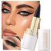 Cool Black Waterproof Eyeliner Gel, Matte Light Speed Dry Eyeliner Pen, Single-head Thick Eyeliner Gel_voghion.com