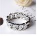 Fashionable exaggerated metal wide women's bracelet performance, personalized bracelet, trendy punk, hundred matching_voghion.com